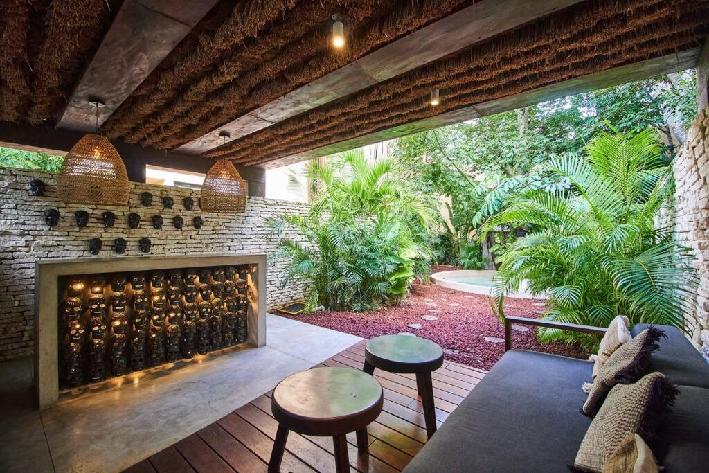 Apartmán Tribu 306 Boho Design Gem In The Heart Of Tulum W/ Rooftop Exteriér fotografie