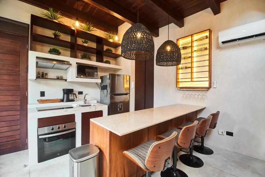 Apartmán Tribu 306 Boho Design Gem In The Heart Of Tulum W/ Rooftop Exteriér fotografie