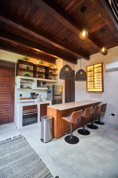 Apartmán Tribu 306 Boho Design Gem In The Heart Of Tulum W/ Rooftop Exteriér fotografie